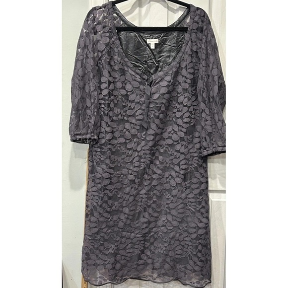 Garnet Hill Dresses & Skirts - Garnet Hill Boheme Easy Lace Lined Dress Feminine Classic Minimalist Boho Sz 18